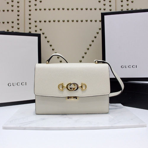 구찌 주미 스몰 숄더백 576388 화이트