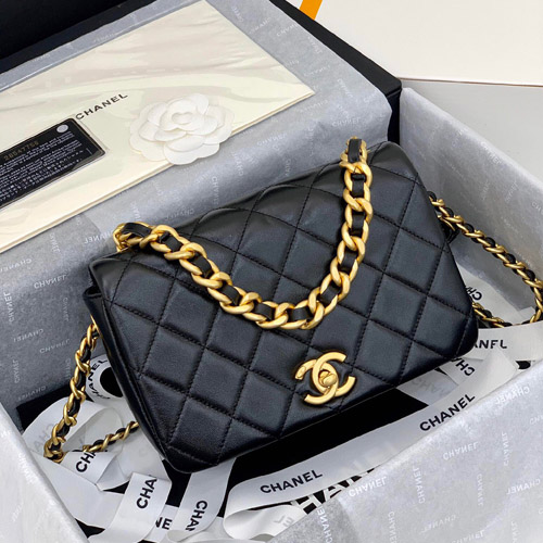 샤넬 체인 플랩백 AS1895 블랙