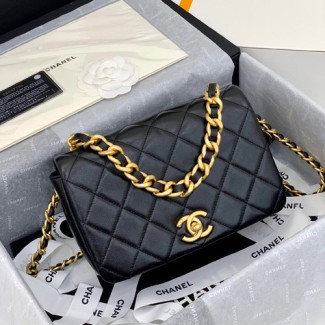 샤넬 체인 플랩백 AS1895 블랙