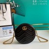 구찌 마몽 미니 라운드 숄더백 550154 블랙