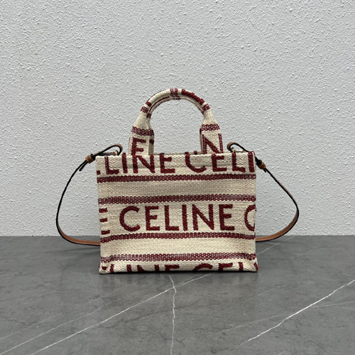 셀린느 스몰 카다스 타이스 스트라이프 토트백 199162-5