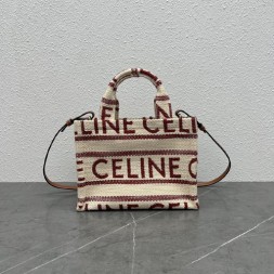 셀린느 스몰 카다스 타이스 스트라이프 토트백 199162-5