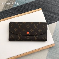 루이비통 모노그램 에밀리 장지갑 M60697 오렌지
