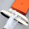 에르메스 여성용 신상 벨트 XTY178 화이트 은장