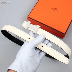 에르메스 여성용 신상 벨트 XTY178 화이트 은장