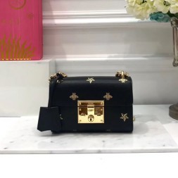 구찌 패들락 비스타 스몰 숄더백 432182 블랙