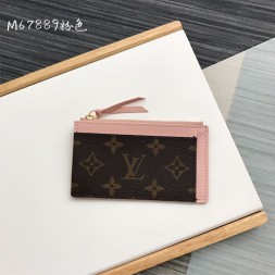 루이비통 지퍼 카드지갑 M67889 핑크