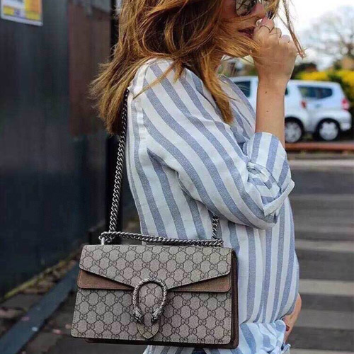 구찌 디오니서스 스몰 GG 숄더백 400249 카키