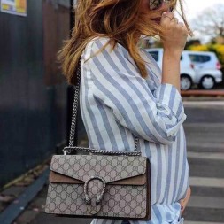 구찌 디오니서스 스몰 GG 숄더백 400249 카키