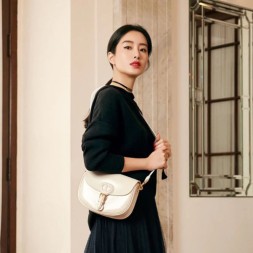 디올 가죽 DIOR BOBBY 미디엄 백 M9319 베이지