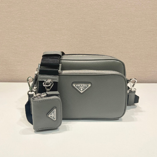 프라다 사피아노 숄더백  2VH170 그레이