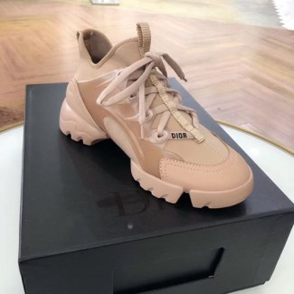 디올 네오프렌 D-CONNECT 스니커즈 KCK222 핑크