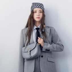 디올 가죽 DIOR BOBBY 미디엄 백 M9319 그레이