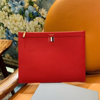 톰브라운 남여공용 클러치백 T33277 라지 레드