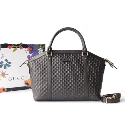 구찌 마이크로 시마 토트백 449657 블랙