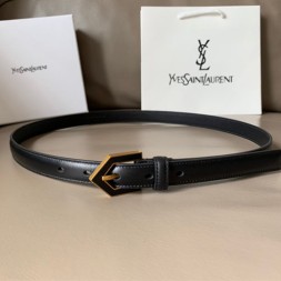 입생로랑 신상 벨트 Ysl9009  블랙  금장