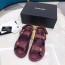 샤넬 신상 샌들 G34227 버건디