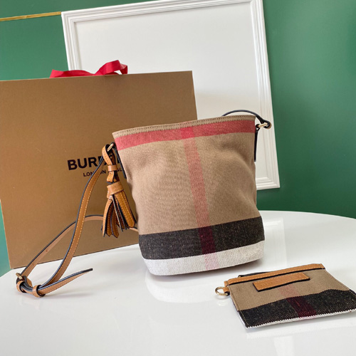 버버리 애쉬비 호보백 스몰 39459361 브라운