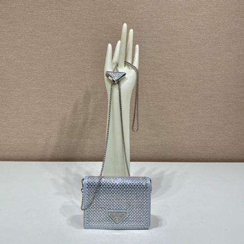 프라다 크리스탈 카드지갑 숄더백 1MR024-2