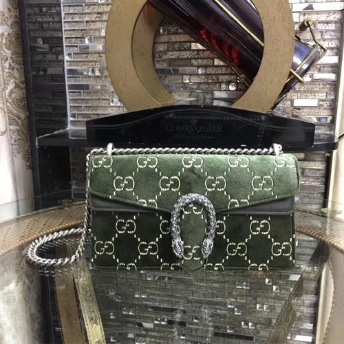 구찌 신상 디오니서스 벨벳 숄더백 499623 그린