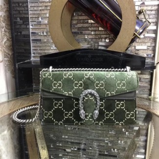 구찌 신상 디오니서스 벨벳 숄더백 499623 그린