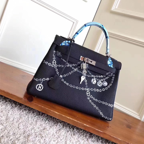 에르메스 17F/W 켈리백 492400 블랙(수입 토고가죽)