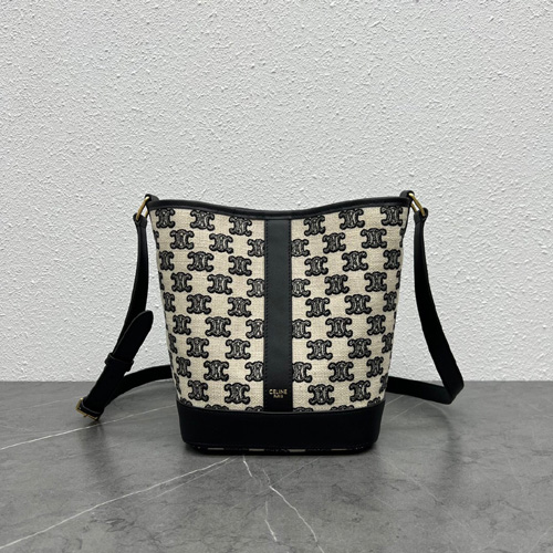 셀린느 트라이엄프 버킷백 스몰 191442 블랙