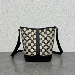 셀린느 트라이엄프 버킷백 스몰 191442 블랙