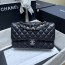 샤넬 CF23 점보백 A1111 리지드 캐비어 블랙 은장 ++