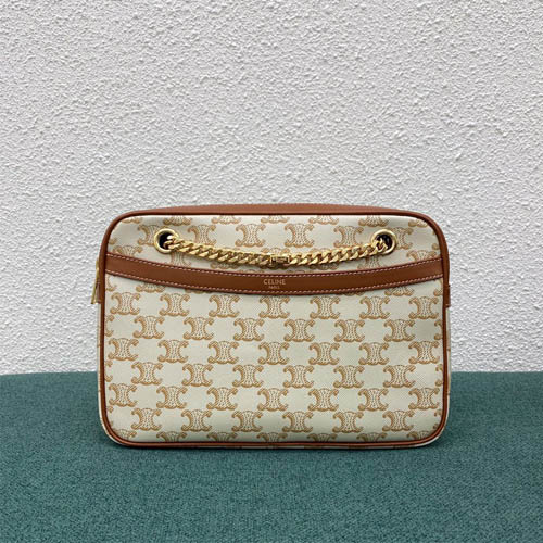 셀린느 미디엄 트리오페 체인백 195452 베이지