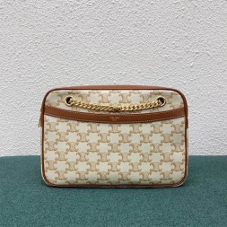 셀린느 미디엄 트리오페 체인백 195452 베이지