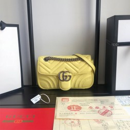구찌 GG 마몽 미니 백 446744 옐로우