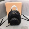 미우미우 신상 미니 백팩 5BZ015 블랙