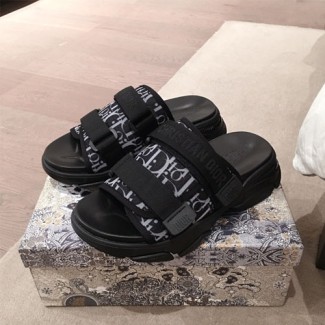 디올 여성용 신상 슬리퍼 KDI592 블랙