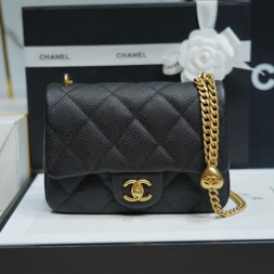 샤넬 하트볼 스몰 캐비어 AS3829 블랙