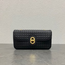 셀린느 미디움 체인 설키 숄더백 196383 블랙