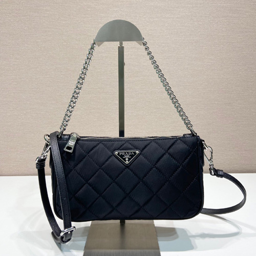 프라다 나일론 퀄팅 크로스백 1BH026