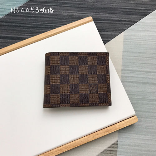 루이비통 남성용 반지갑 M60053 다미에 브라운