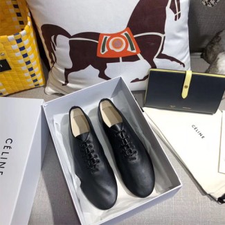 셀린느 나파 소프트 플랫 슈즈 325973 블랙