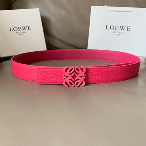 로에베 신상  양면용 벨트 LW-6312 핫핑크