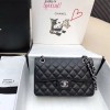  샤넬 CF23 점보백 A1111 캐비어 블랙 은장