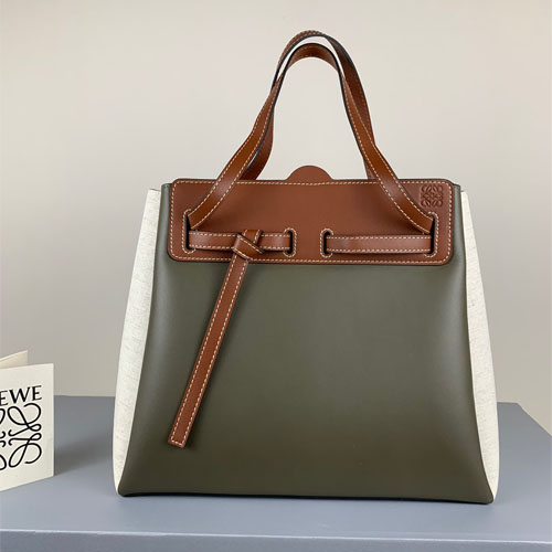 로에베 라조 쇼퍼백 276939 카키색