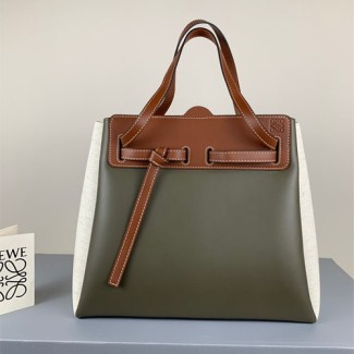 로에베 라조 쇼퍼백 276939 카키색