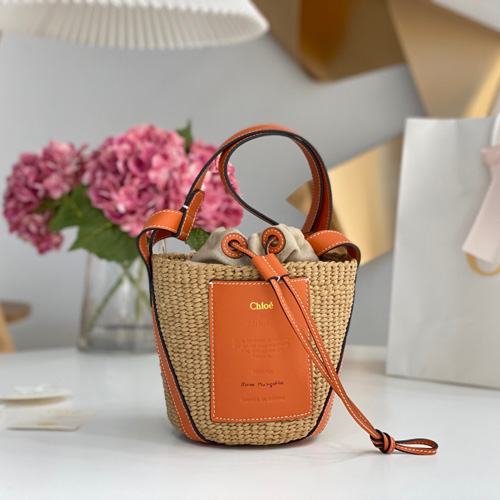 끌로에 스몰 바스켓 버킷백 G6865 오렌지