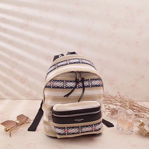 입생로랑 신상 백팩 495833 베이지