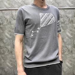 톰브라운 남여공용 반팔티 TB8786-1