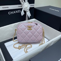 샤넬 미니 체인 크로스백 AS9800 핑크