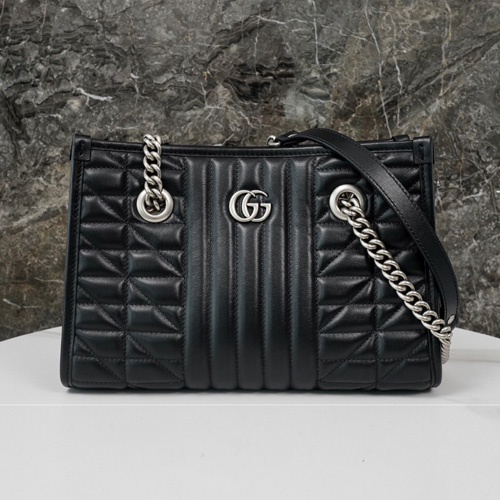 구찌 GG 마몽 스몰 토트백 681483 블랙