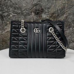 구찌 GG 마몽 스몰 토트백 681483 블랙