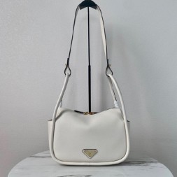 프라다 가죽 핸드백 1BA451 화이트